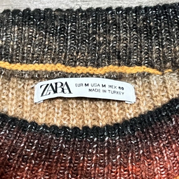 Zara Men's Knitted Sweater Size Medium - Picture 2 of 8